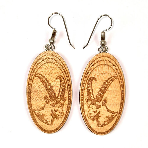 Boucles d'oreilles Bouquetin en érable | EMPREINTES Paris - EMPREINTES Paris