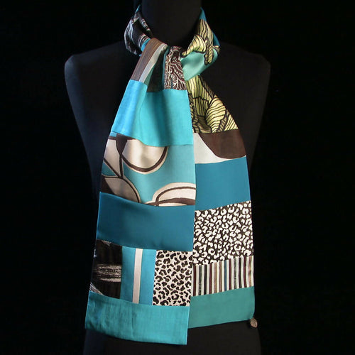 Écharpe bijou- Lagon | EMPREINTES Paris - EMPREINTES Paris