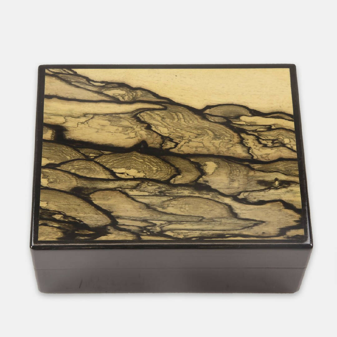 Coffret à bijoux - Modèle 2 en Ebène blanc et poirier noirci | EMPREINTES Paris