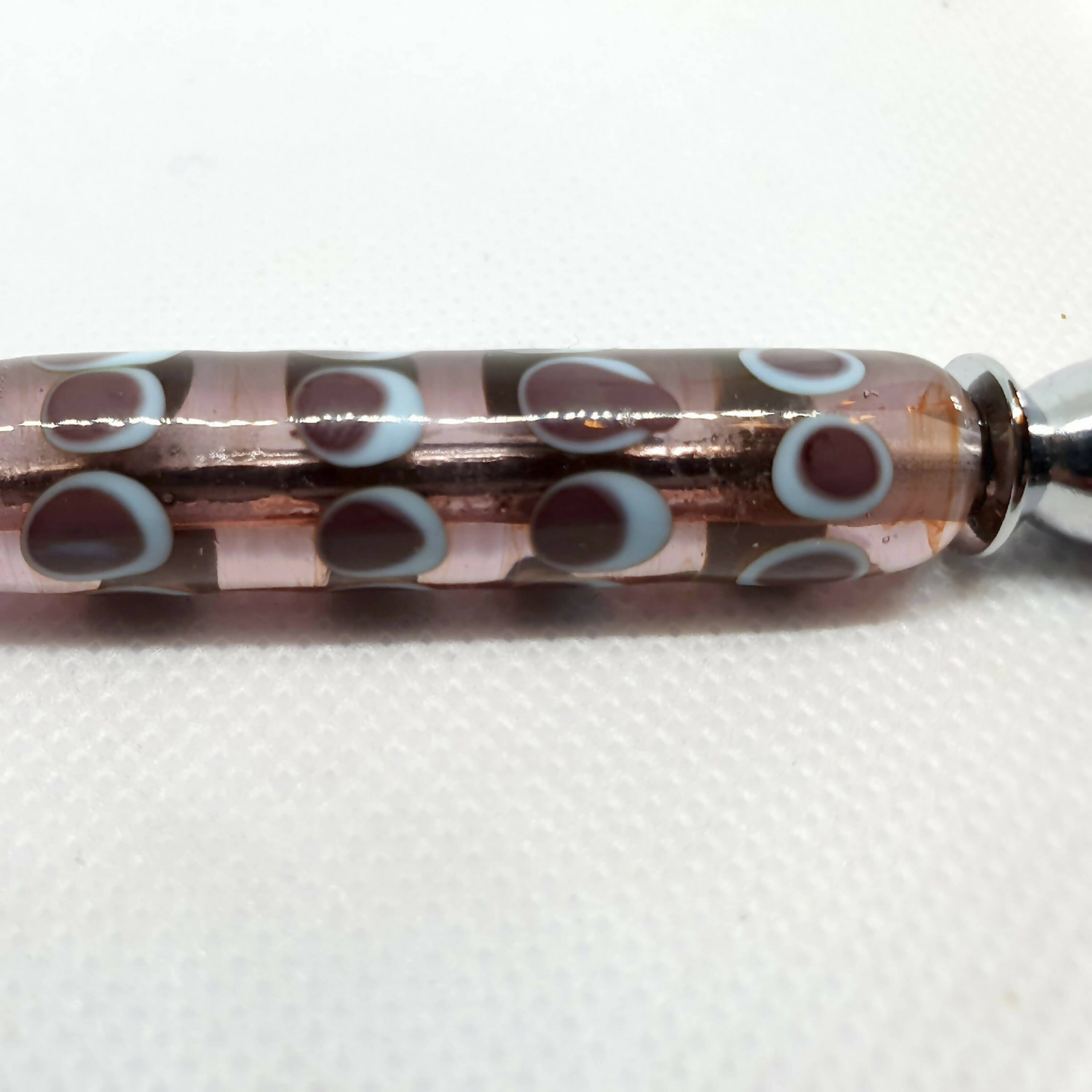 Coupe-Papier en verre filé au chalumeau Rose, bleu ciel, violet | EMPREINTES Paris