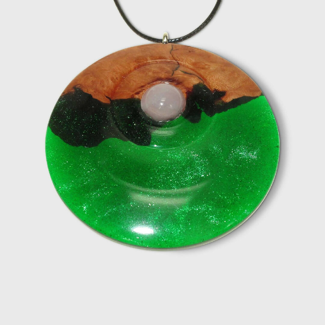 Pendentif bois et résine | EMPREINTES Paris