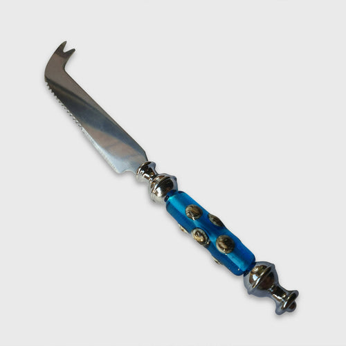 Couteau à fromage bleu à pois - Format traditionnel | EMPREINTES Paris - EMPREINTES Paris