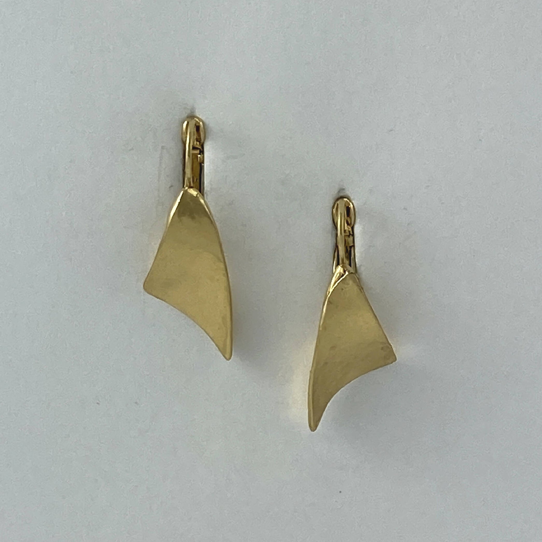 Boucles d’oreilles en étain Doré 4 | EMPREINTES Paris