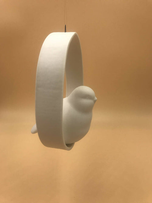 Mobile oiseau en porcelaine uni | EMPREINTES Paris - EMPREINTES Paris