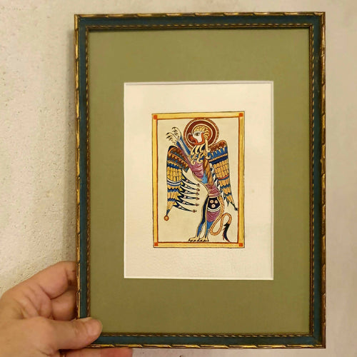 enluminure_lion_aile_les_parchemins_dores_enluminure copie | EMPREINTES Paris - EMPREINTES Paris