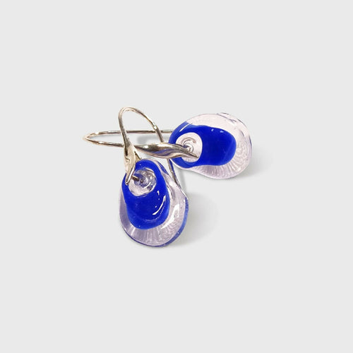 Boucles d'oreilles spirale bleu | EMPREINTES Paris - EMPREINTES Paris