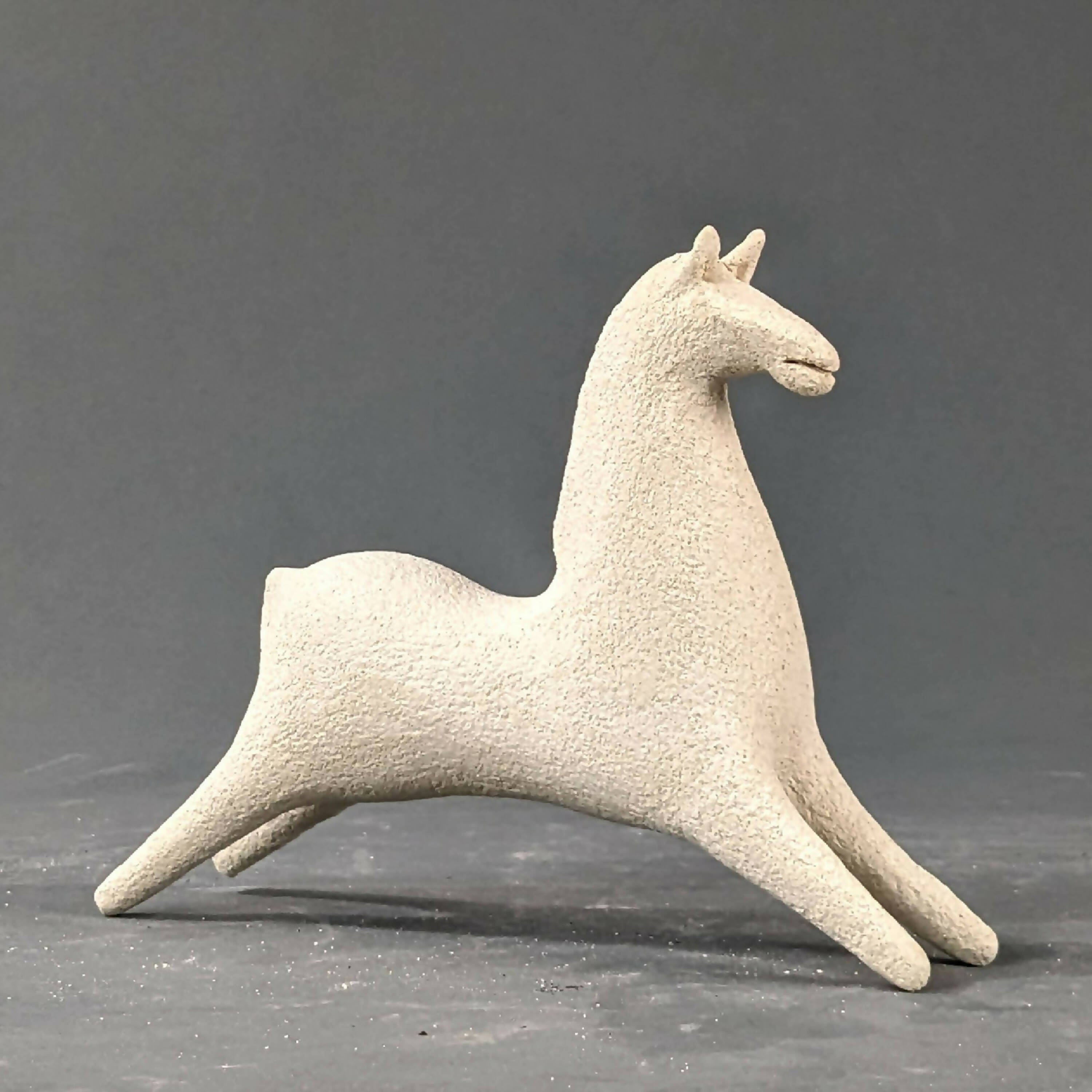 Sculpture Murale Mini Cheval Beige Clair | EMPREINTES Paris