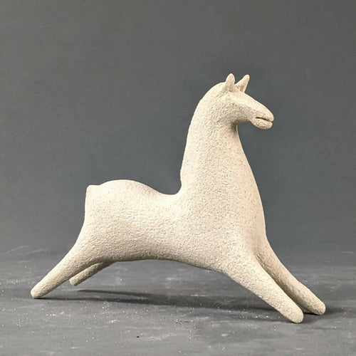 Sculpture Murale Mini Cheval Beige Clair | EMPREINTES Paris - EMPREINTES Paris