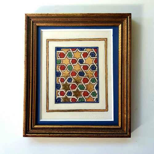 Enluminure géométrie or | EMPREINTES Paris - EMPREINTES Paris