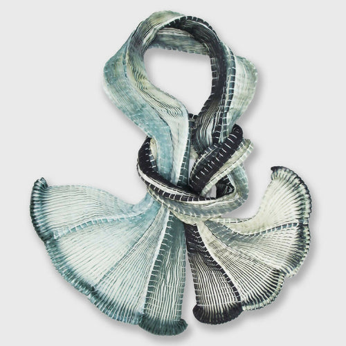 Écharpe Longue plissée twill de soie Plicatwill | EMPREINTES Paris - EMPREINTES Paris