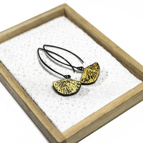 Boucles d'oreilles KURO-KIN-FULI-GINKO 4 | EMPREINTES Paris - EMPREINTES Paris
