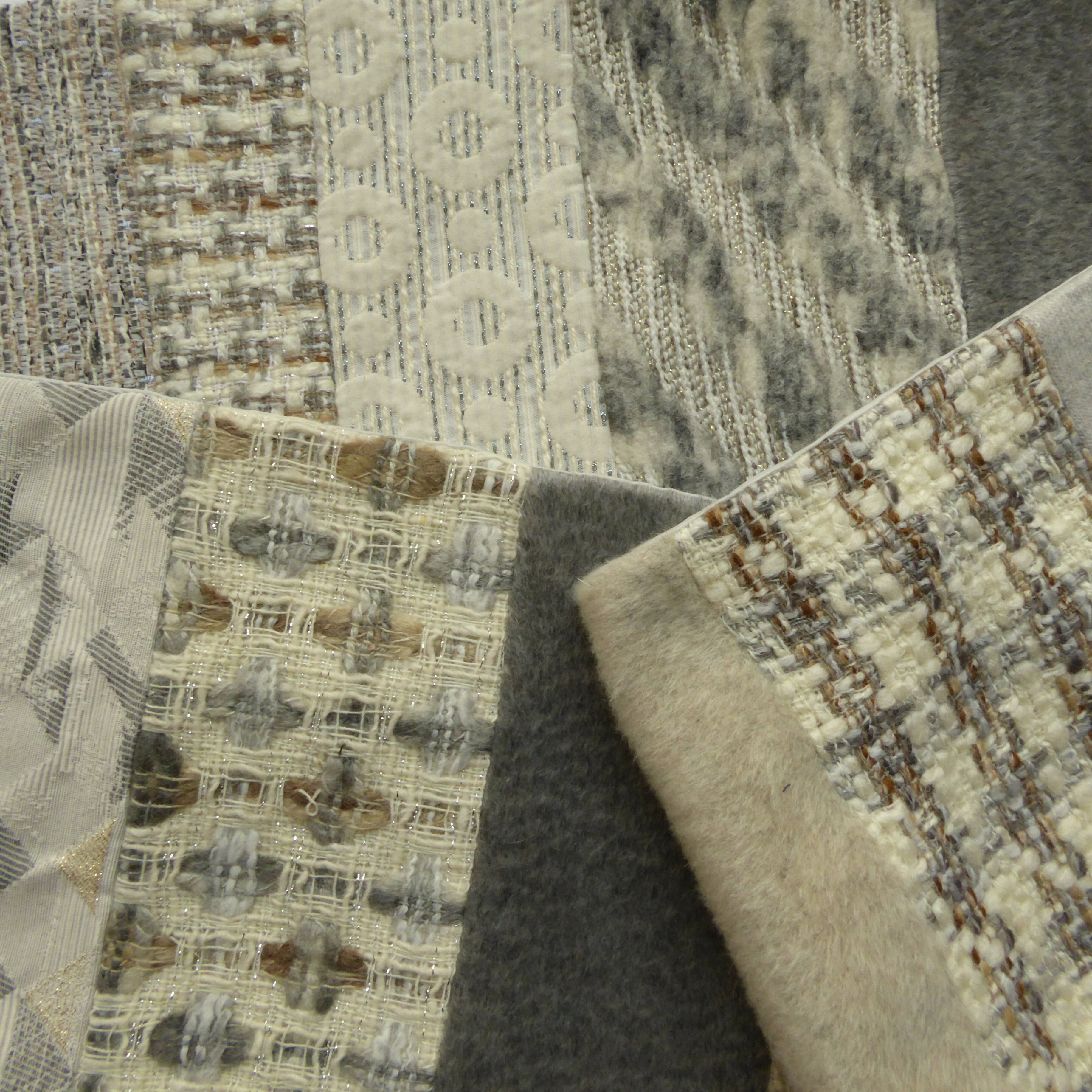 Écharpe hivernale - gris écru | EMPREINTES Paris