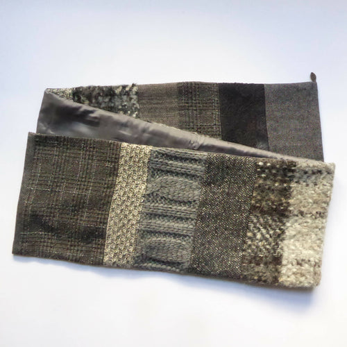 Écharpe hivernale homme gris | EMPREINTES Paris - EMPREINTES Paris