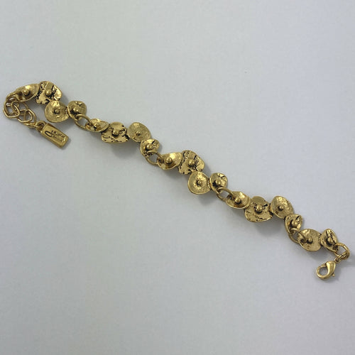 Bracelet en étain doré 2 | EMPREINTES Paris - EMPREINTES Paris