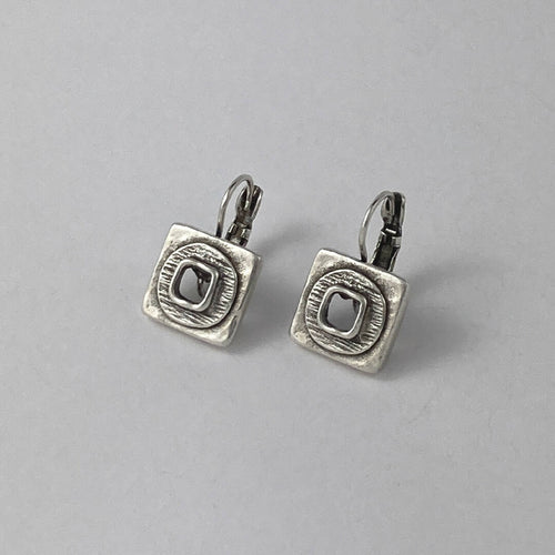 Boucles d’oreilles en étain Argenté 14 | EMPREINTES Paris - EMPREINTES Paris