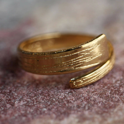 Bague STRIE plaqué or | EMPREINTES Paris - EMPREINTES Paris