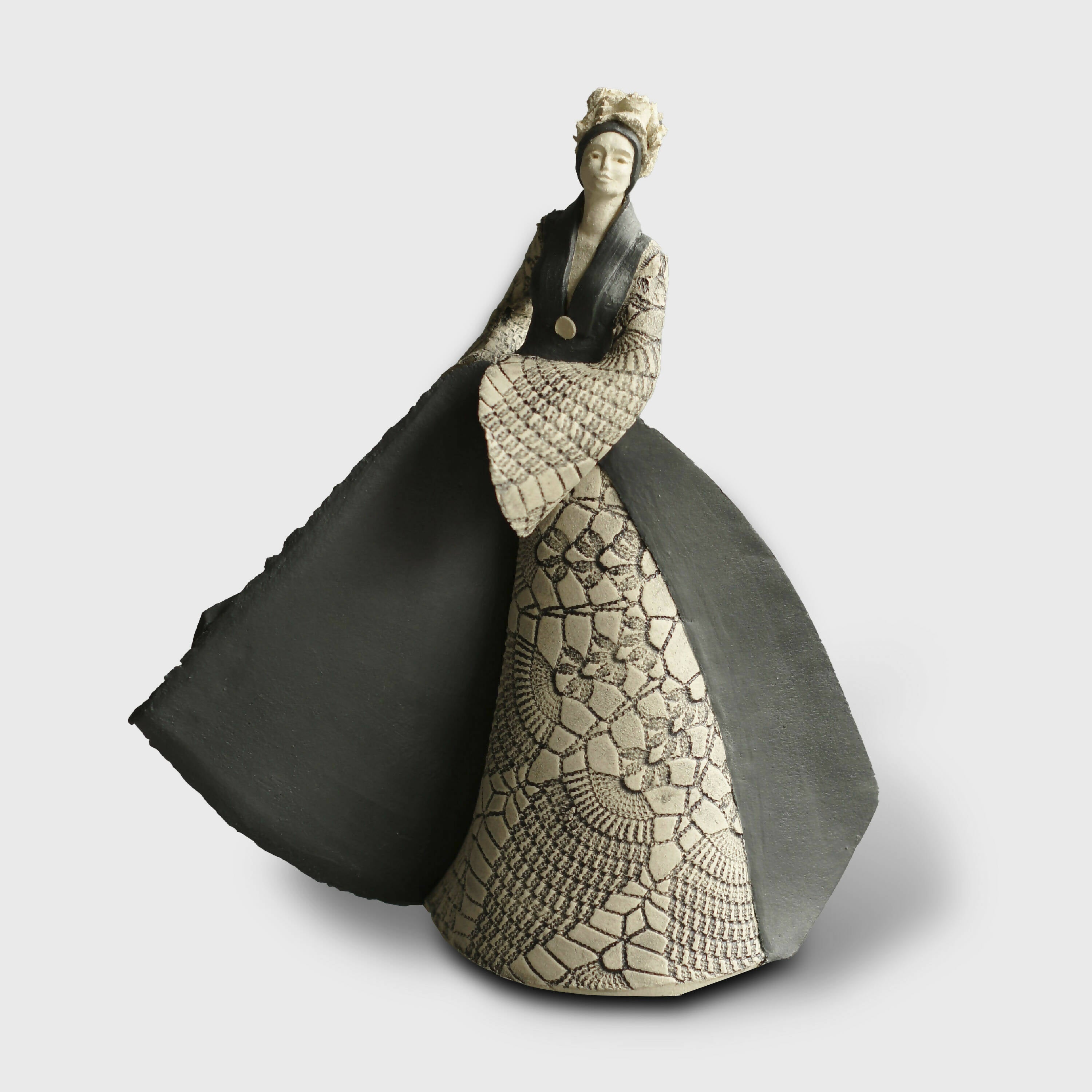 Statuette Madame noir et blanc n°321 | EMPREINTES Paris | EMPREINTES Paris
