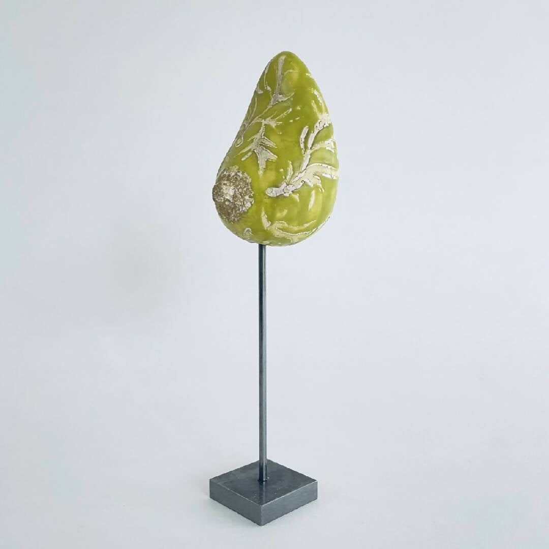 Sculpture sein Grés et émail vert | EMPREINTES Paris | EMPREINTES Paris
