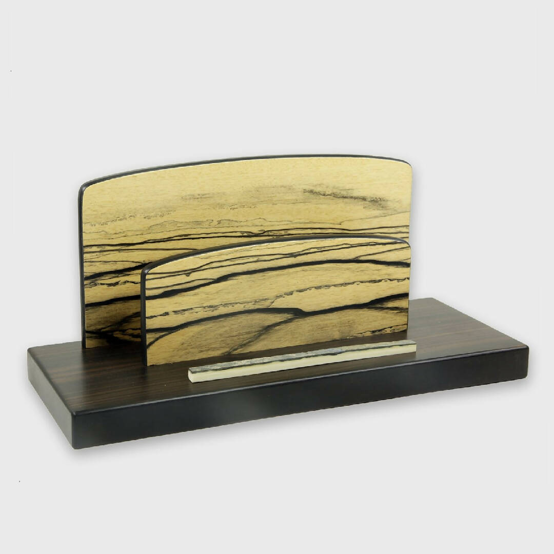 Porte- lettres ébène blanc du Laos | EMPREINTES Paris