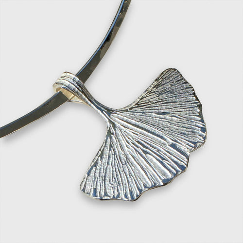 Collier en argent Gingko Biloba | EMPREINTES Paris - EMPREINTES Paris