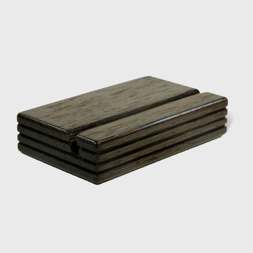 Porte carte de visite horizontal ébène massif | EMPREINTES Paris - EMPREINTES Paris