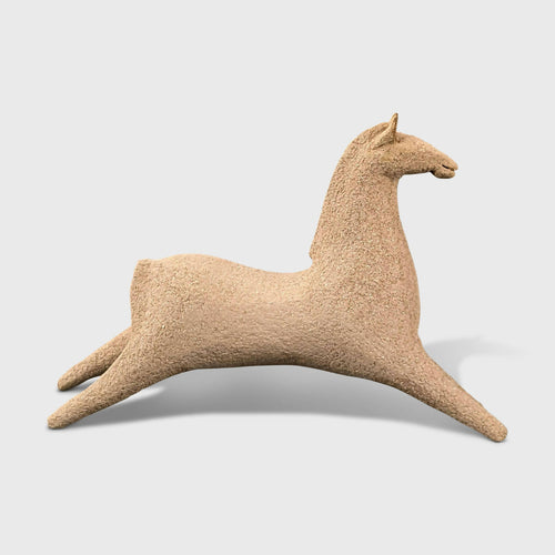Sculpture Murale Mini Cheval Beige Foncé | EMPREINTES Paris - EMPREINTES Paris