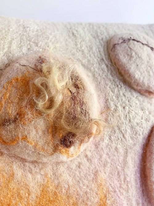 Coussin collection Rivage orange | EMPREINTES Paris - EMPREINTES Paris