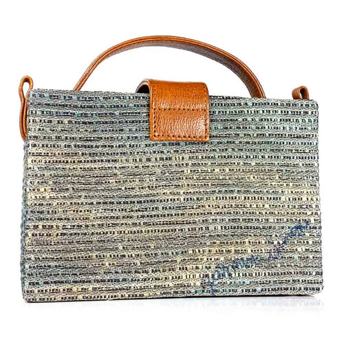 Sac boite Petit PARIS bleu argent | EMPREINTES Paris - EMPREINTES Paris
