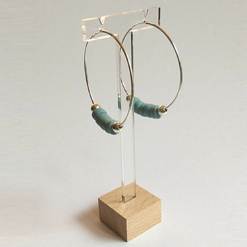 Créoles bleues | EMPREINTES Paris - EMPREINTES Paris