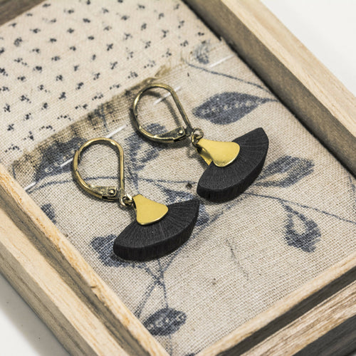 Boucles d'oreilles MINI-HIME-SASHI-GINKO 2 | EMPREINTES Paris - EMPREINTES Paris