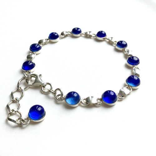 Bracelet BILLE bleu ciel-bleu roi | EMPREINTES Paris - EMPREINTES Paris