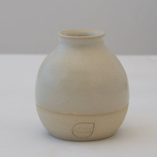 Soliflore Tokkuri beige en grès blanc | EMPREINTES Paris - EMPREINTES Paris