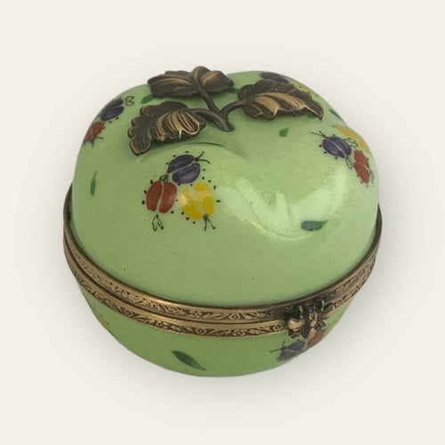 Boite à musique pomme verte et oiseau romantique | EMPREINTES Paris - EMPREINTES Paris