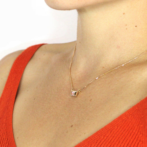 Collier rectangle Melon d’eau | EMPREINTES Paris - EMPREINTES Paris