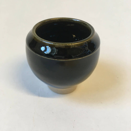 Petit Vase Noir-Oribe n°2 en grès | EMPREINTES Paris - EMPREINTES Paris