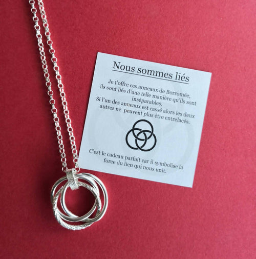 Collier Anneaux de Borromée | EMPREINTES Paris - EMPREINTES Paris